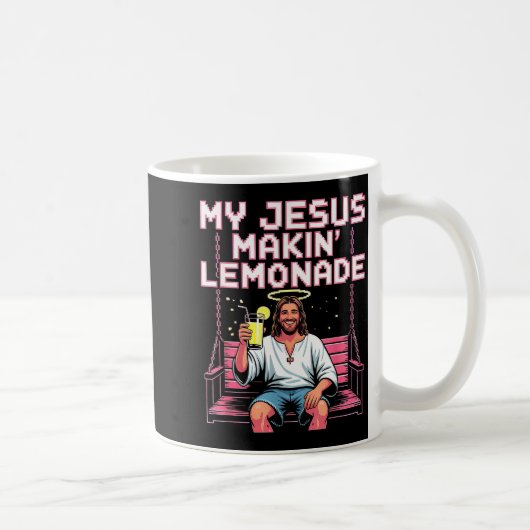 Mug Citronnade de Jésus Mème chrétien drôle  (Droite)