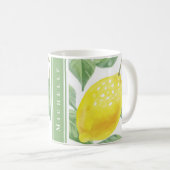 Mug Citronnier traditionnel Personnalisé (Devant droit)