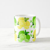 Mug Citrons citrons | tranches de citron vert (Devant droit)