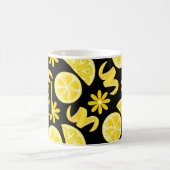 Mug citrons citrus citron chef mignon jaune noir (Centre)