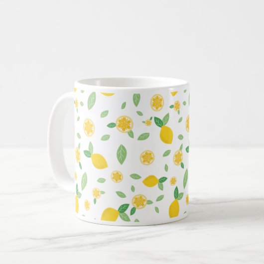 Mug Citrons Dans Le Tee Du Matin ! (Devant gauche)