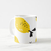 Mug Citrons de New York : découpes Vintages (Devant gauche)