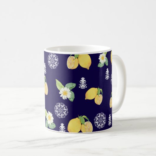 Mug Citrons d'été (Devant droit)