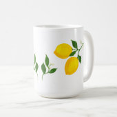 Mug Citrons et bourgeons (Devant droit)