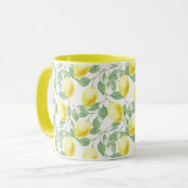 Mug Citrons et Feuille (Devant gauche)