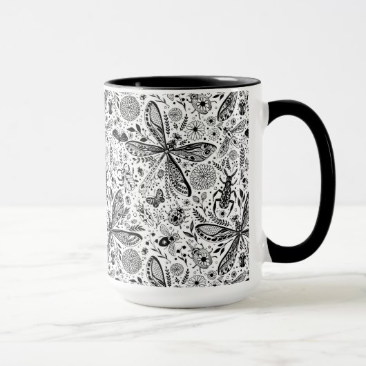 Mug Citrons et feuilles (Droite)