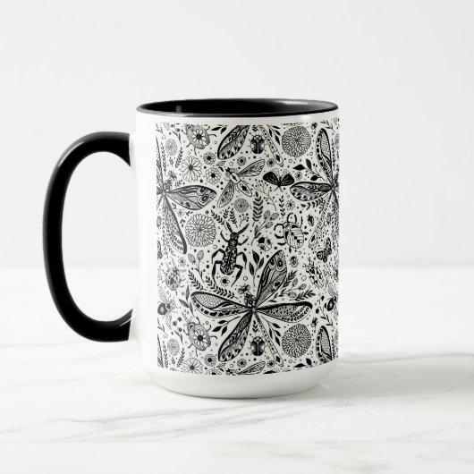 Mug Citrons et feuilles (Gauche)