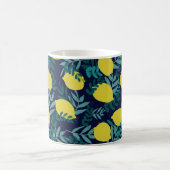 Mug Citrons et motifs feuille (Centre)