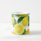 Mug Citrons et pâte à café Feuille verte (Centre)