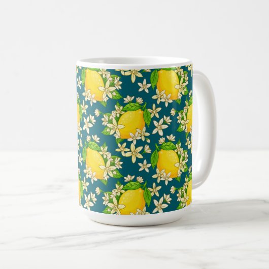 Mug citrons jaunes (Devant droit)