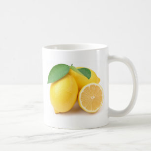 Mug Citrons jaunes clairs et frais
