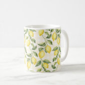 Mug Citrons jaunes frais (Devant droit)