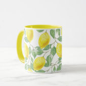Mug Citrons jaunes sur la vigne (Devant gauche)