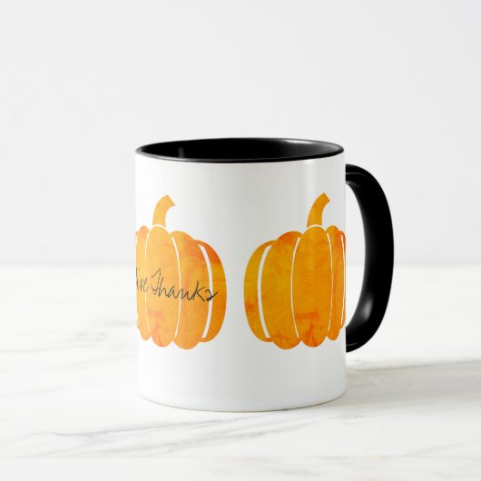 Mug Citrouille (Devant droit)