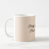 Mug Citrouille à points blancs pêche (Gauche)