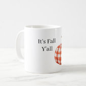 Mug Citrouille à rayures orange   (Devant gauche)