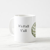 Mug Citrouille à rayures vertes   (Devant gauche)