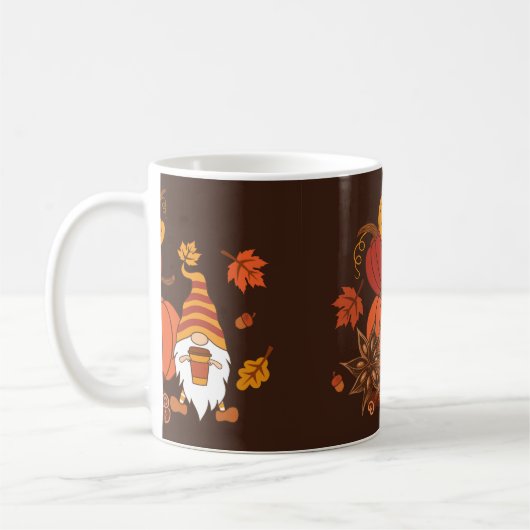 Mug Citrouille, anis étoilé, bâtonnets de cannelle, fe (Gauche)
