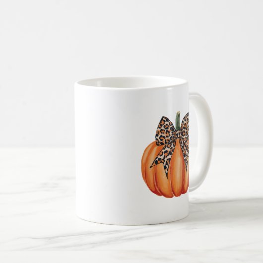 Mug citrouille arc (Devant droit)