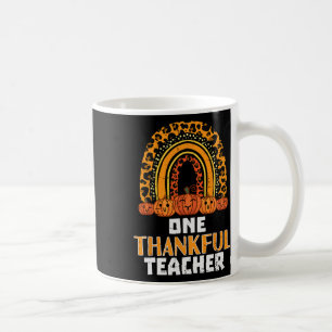 Mug Citrouille arc-en-ciel Un Merci Enseignant Chute T