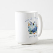 Mug Citrouille bleu (Devant droit)