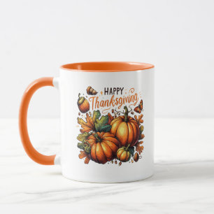Mug Citrouille bon thanksgiving