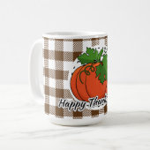 MUG CITROUILLE BROWN - BON THANKSGIVING (Devant gauche)