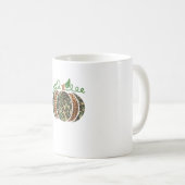 Mug Citrouille Camo Empreinte de léopard Thanksgiving  (Devant droit)