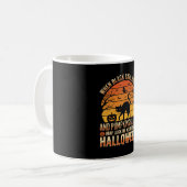Mug Citrouille Chat Noir Halloween Dessin Vectoriel (Devant gauche)