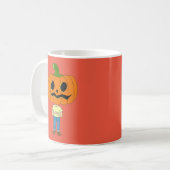 Mug citrouille chef chibi garçon (Devant gauche)