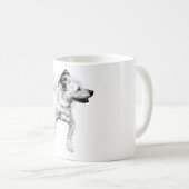 Mug Citrouille-Chemin, Oreilles vers le haut (Devant droit)
