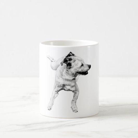 Mug Citrouille-Chemin, Oreilles vers le haut (Centre)