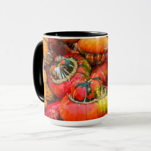 Mug Citrouille coloré (Devant gauche)