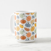 Mug Citrouille coloré Motif gourd  (Devant gauche)