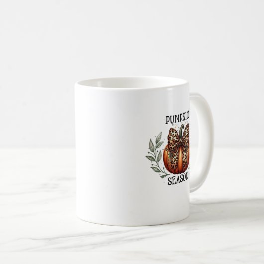 Mug Citrouille Coquette (Devant droit)