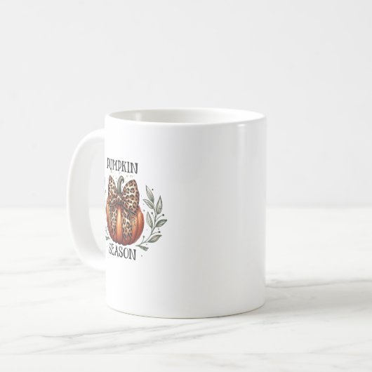 Mug Citrouille Coquette (Devant gauche)
