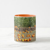 Mug Citrouille, Corn et Hay Automne de la récolte Phot (Centre)