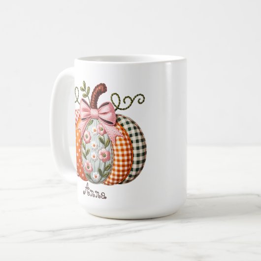 Mug Citrouille d'automne (Devant gauche)