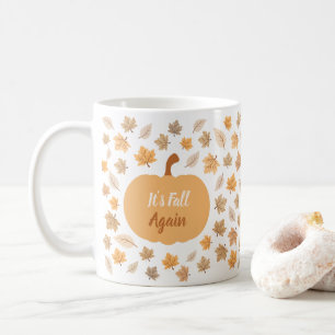 Mug Citrouille d'automne, c'est de nouveau l'automne