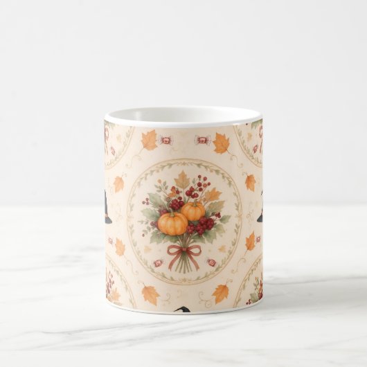 Mug Citrouille d'Automne Chaude (Centre)