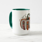 Mug Citrouille d'automne livre d'amour livre d'Hallowe (Devant gauche)