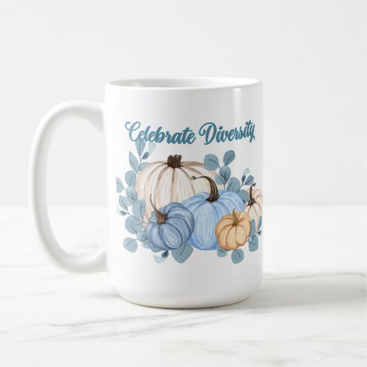 Mug Citrouille de célébration de la diversité (Gauche)