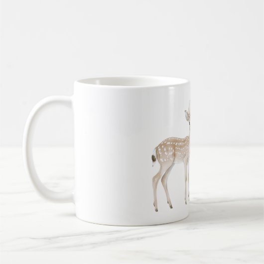 Mug Citrouille de cerfs d'automne (Gauche)