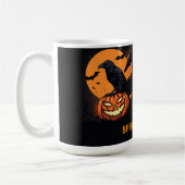 Mug Citrouille de chapeau de sorcière squelette Hallow (Gauche)