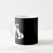 Mug Citrouille de chat noir rétro milieu de siècle Hal (Devant gauche)