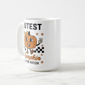 Mug Citrouille de dessin animé le plus coincé dans le  (Devant gauche)