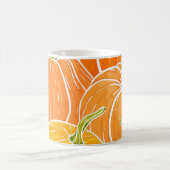 Mug Citrouille de dessin, motif d'automne mignon. (Centre)