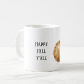 Mug Citrouille de foin de récolte orange (Devant gauche)