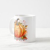 Mug Citrouille de Halloween décorative festive (Devant gauche)