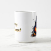 Mug Citrouille de Jack O’Lantern effrayante avec des y (Centre)